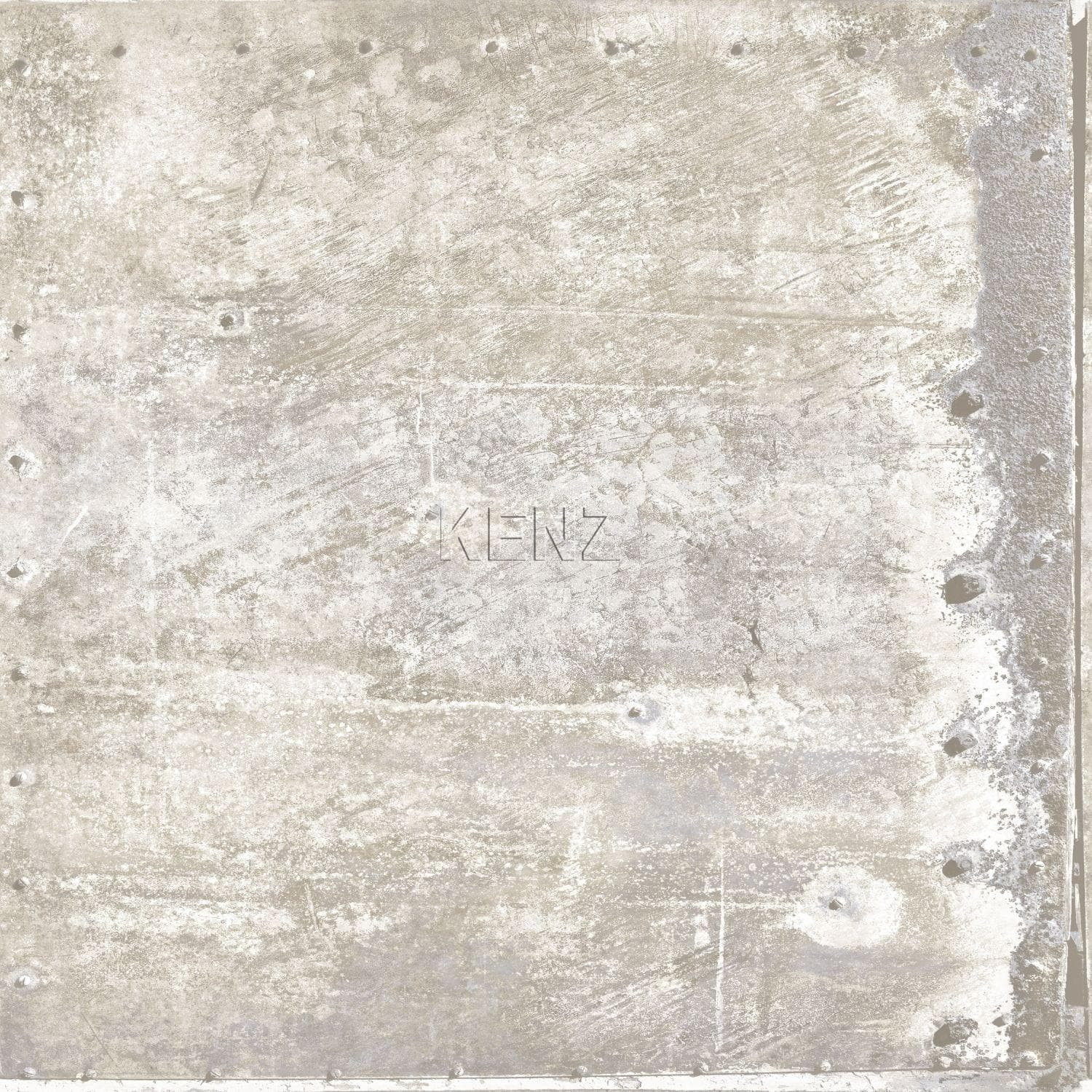 wallpaper large weathered rusty metal plates with rivets off-white 337230
