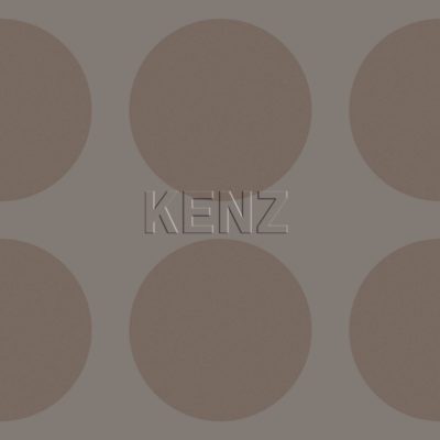 wallpaper spheres on linen structure taupe 135424